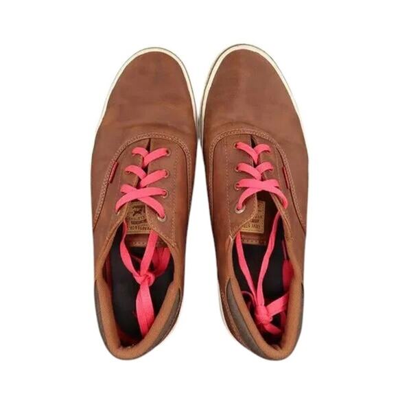 Levi's Shoes Mens 12 Sneakers Casual Trainers Brown Lace Up Lifestyle Comfort - Picture 8 of 11